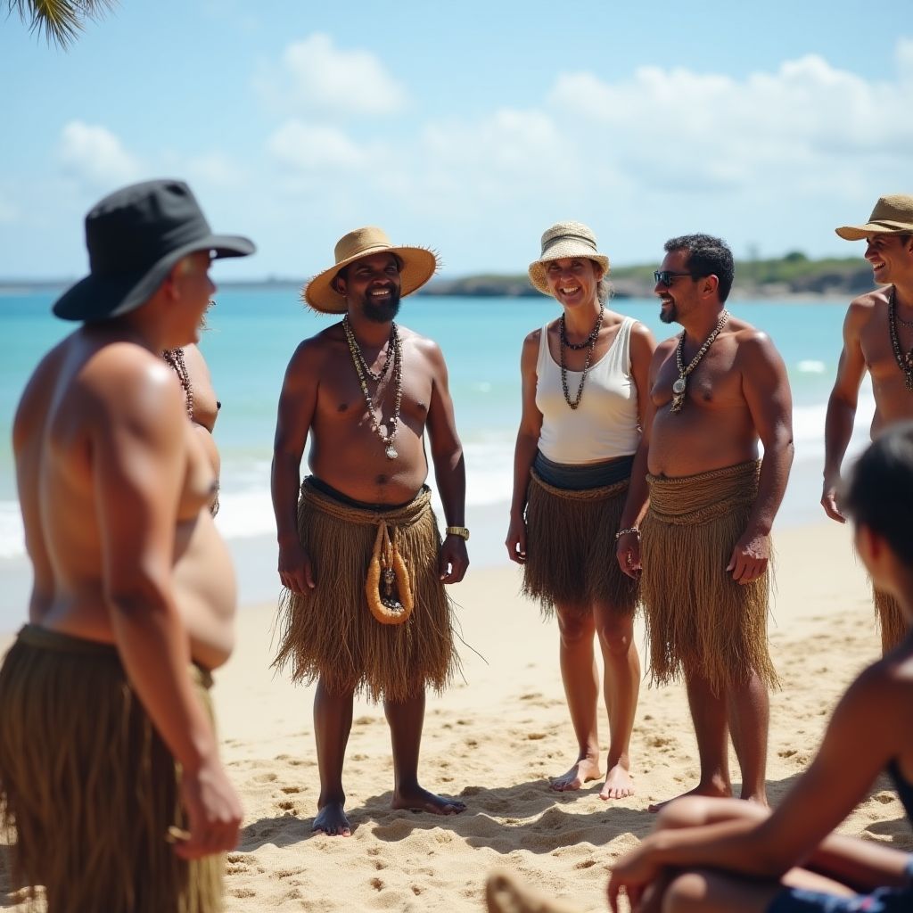 Indigenous cultural beach tour